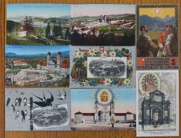 8 sehr alte AK von Einsiedeln