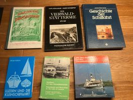 6 Bücher Schifffahrt Schweiz (Vierwaldstättersee)