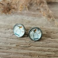 Ohrstecker Vogelkäfig
