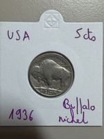 USA - 5 cents - 1936 Buffalo 