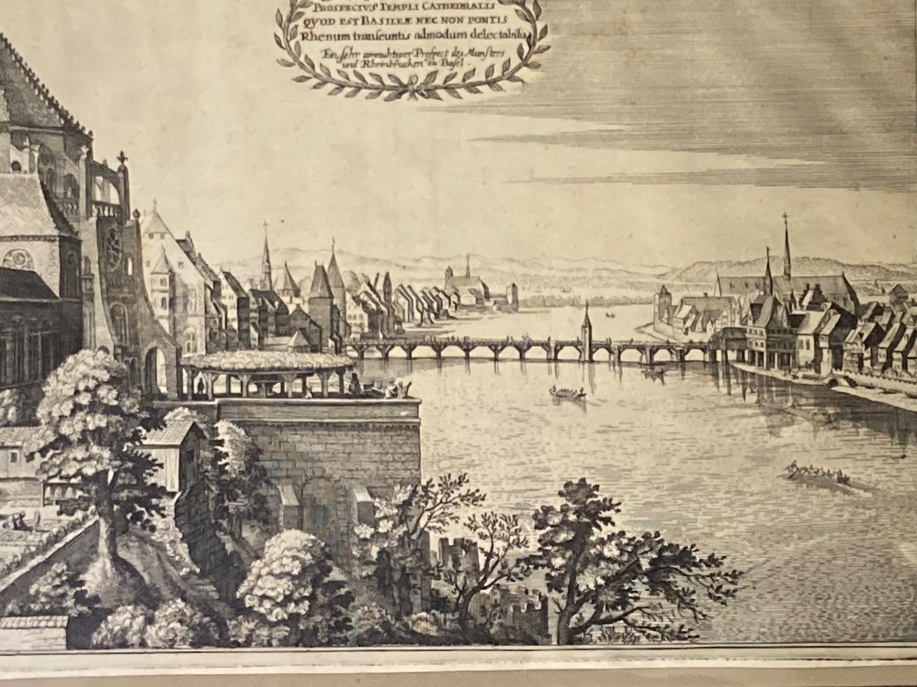 Stiche: Antiker Stich Basel wohl Merian – Gebraucht aus Bern von Jwpm66 1