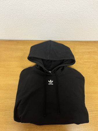 Schwarzer Adidas-Hoodie Grösse S