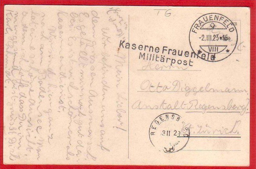 Cartoline postali: ALTNAU, LICHTDRUCK 1923 – Usato da Grüningen venduto da Kartenlaube 1