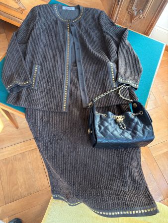 MADAME ZURICH Set  /Jacke + Rock/ 70% Wolle, MADE IN ITALY