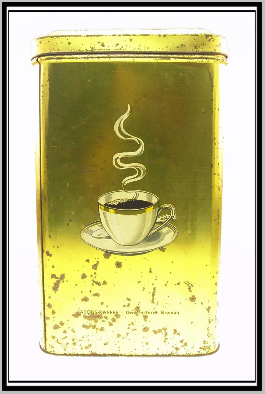 Dosen: Tante Emma Laden Jacobs Kaffee Büchse / Blechdose mit Deckel – Gebraucht aus Langenthal von Antik_Huesli 1