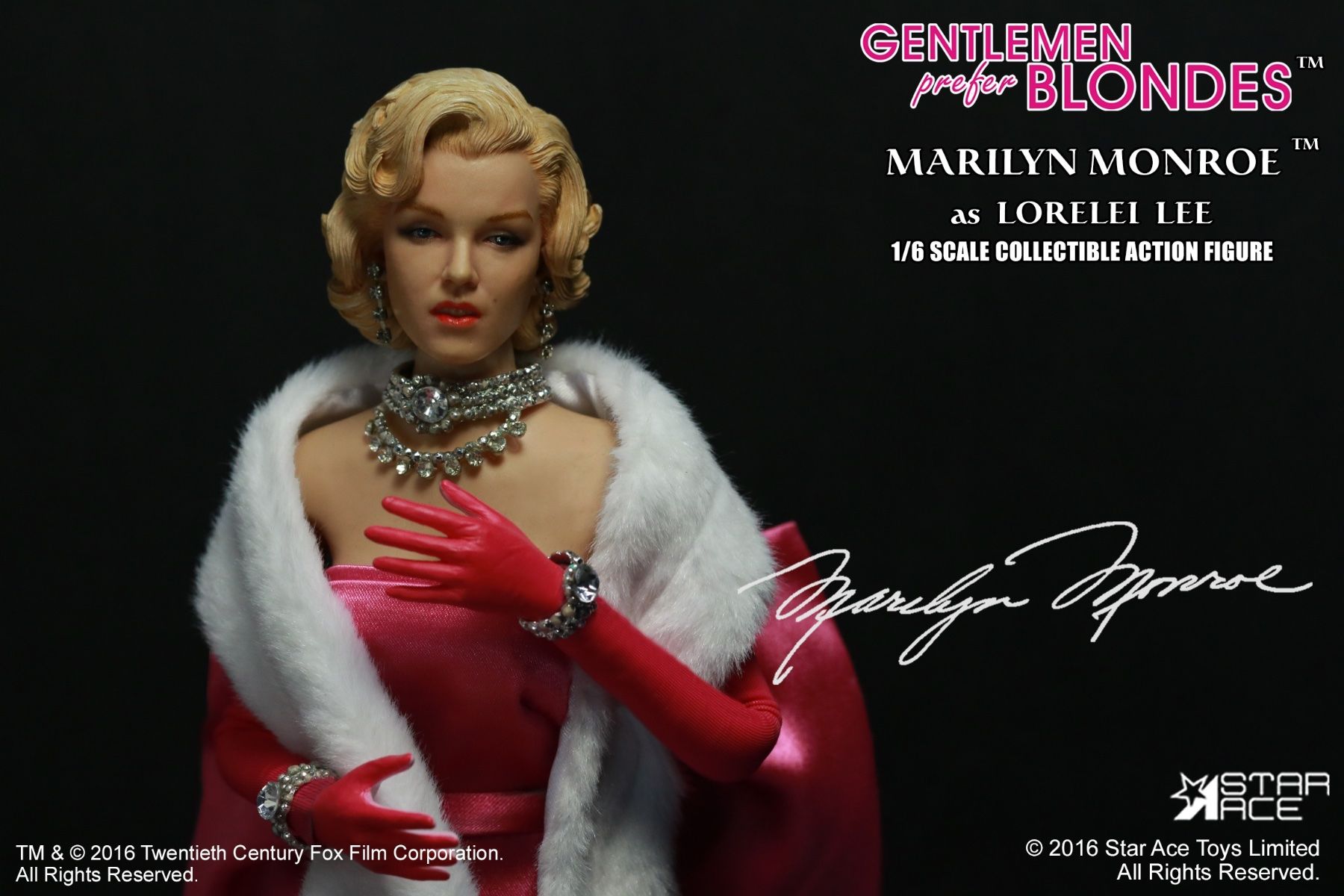 Giocattoli: 1/6 Marilyn Monroe "Lorelei Lee" Pink Dress ver. – Nuovo e nell'imballaggio originale da Vuadens venduto da Chouchoujapan 1
