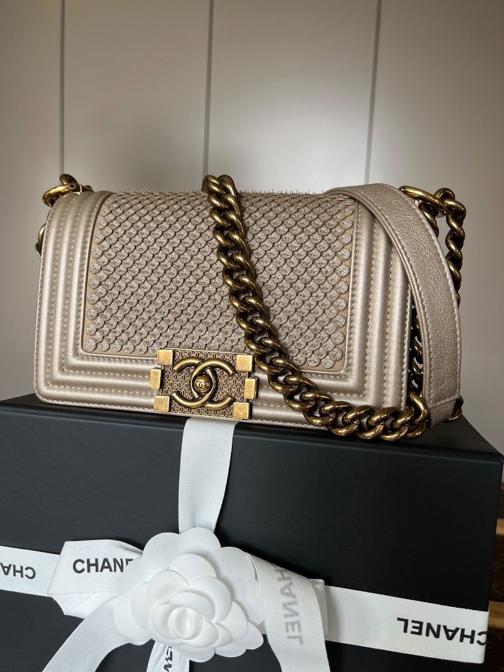 Chanel Borse da donna: Chanel Boy Bag, Fullset, neuwertig – Usato da Kilchberg ZH venduto da happyymee
