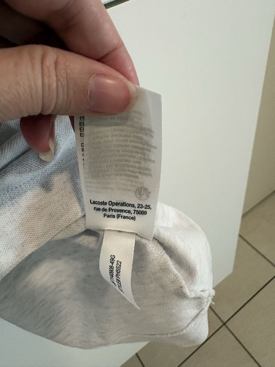 Lacoste Magliette Polo: Polo Lacoste homme gris taille L – Nuovo (secondo la descrizione) da Pully venduto da kaba07 4