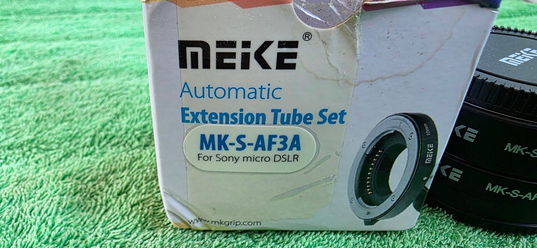 Meike Adattatori foto: Meike MK-S-AF3A Macro Ring zu Sony E-Mount-FE Mount – Usato da Cugnasco venduto da surfin60