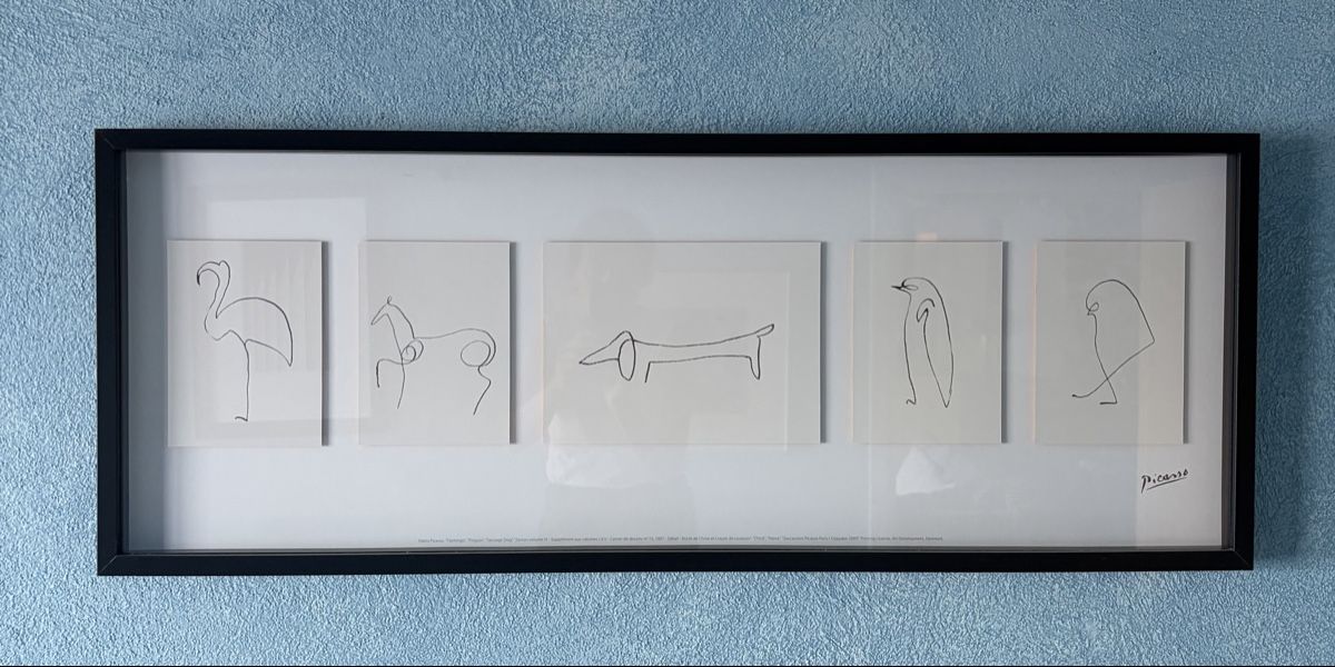 Ikea Cadres de tableaux: IKEA gerahmte Picasso Motive – D'occasion à Laax GR par CAltrichter