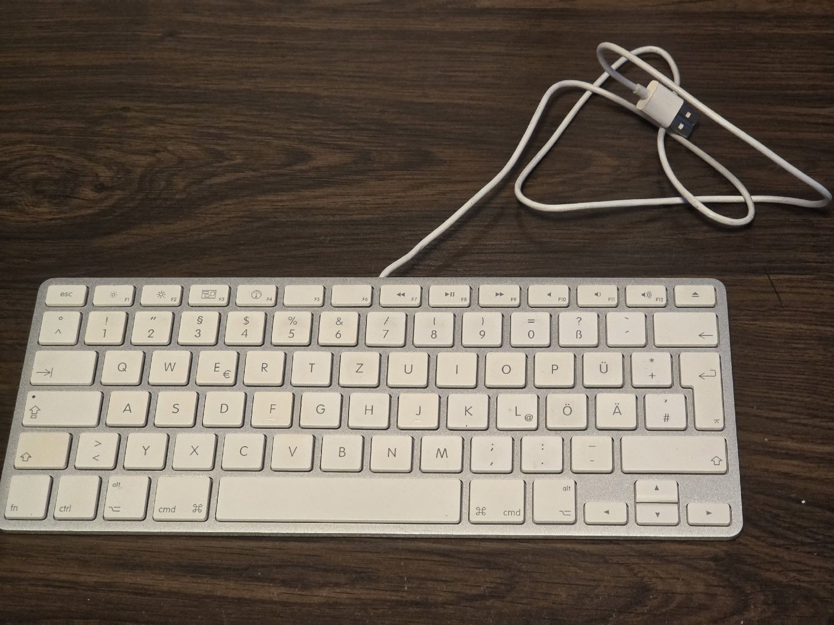 Apple Tastaturen: Original Apple Keyboard A1242, Wired, German layout – Gebraucht aus Baden von