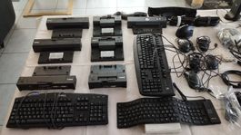 Konvolut diverses Zubehör für Computer / Laptop / TV / Tel.