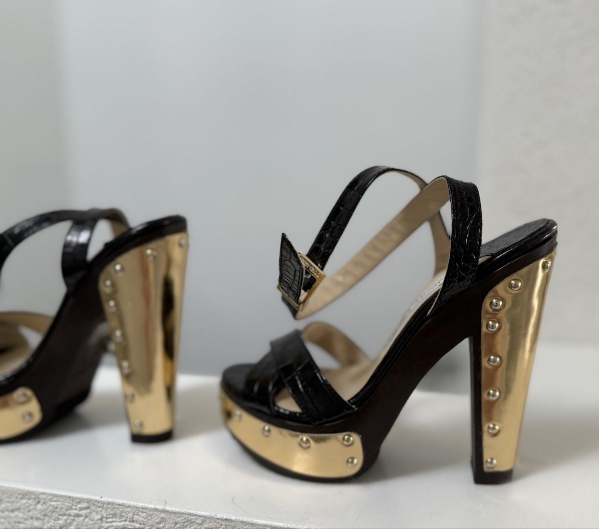 Jimmy Choo Damenschuhe: Jimmy Choo Plateu Sandalen – Neu (gemäss Beschreibung) aus Buchs ZH von KittyInStyle 7
