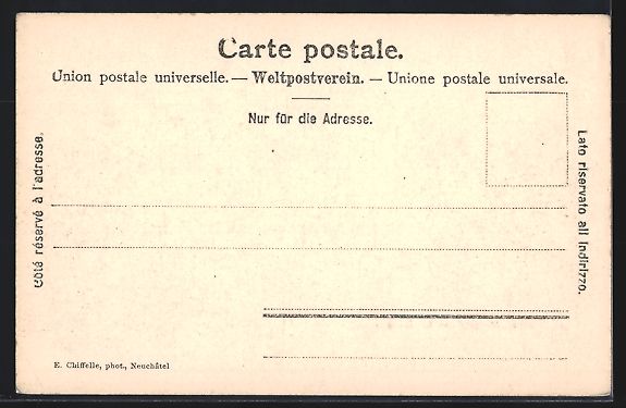 Cartoline postali: Saint-Cergue, Châlet de la Dole, Panora – Usato da Berlin venduto da bartko-reher 1