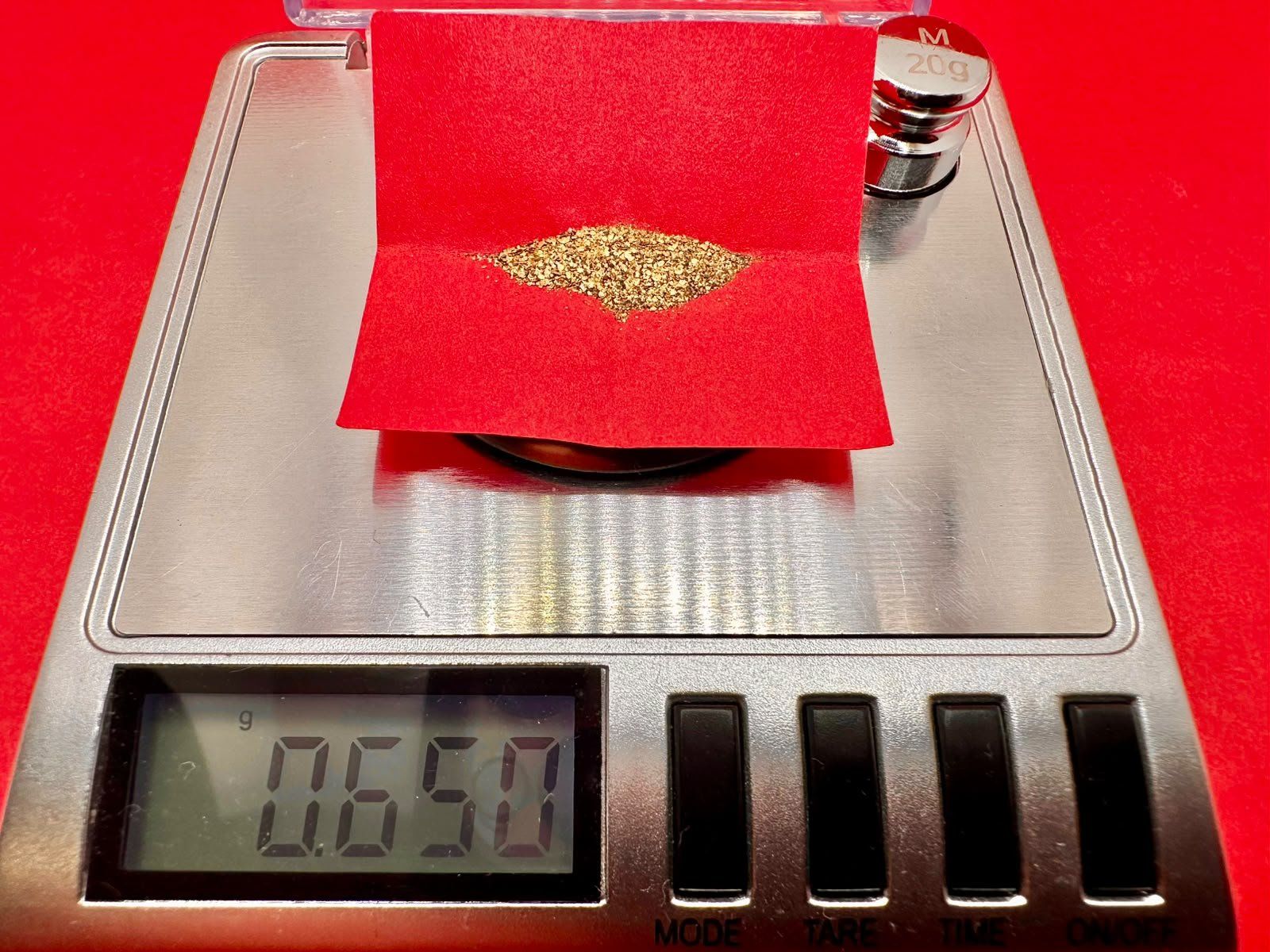 Sehr seltene Goldflitter aus dem Aargau 0.650 g (Gebraucht) in ...