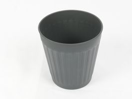 Kunststoff Becher in Antrazith grau