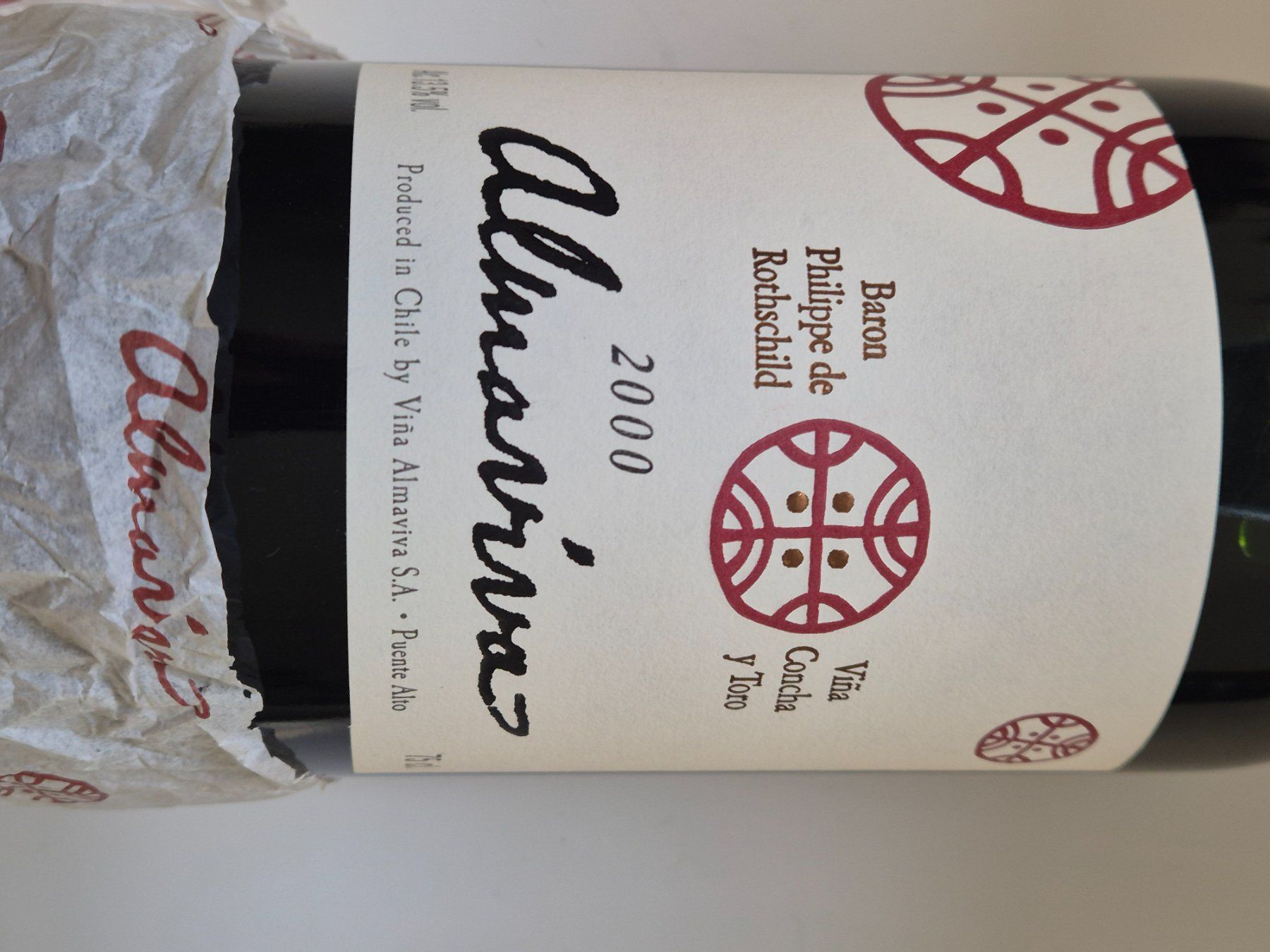 Vino: Almaviva Puente Alto 2000 Chile 0.75cl – Nuovo (secondo la descrizione) da morgarten venduto da Nanusex