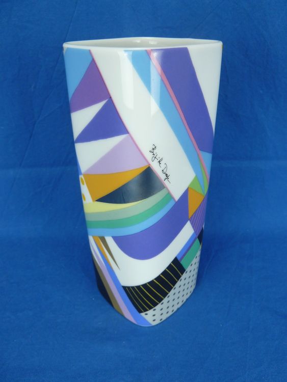 Pop Art Abstrakt Rosenthal Porzellan, Vase, Brigitte Doege Kaufen