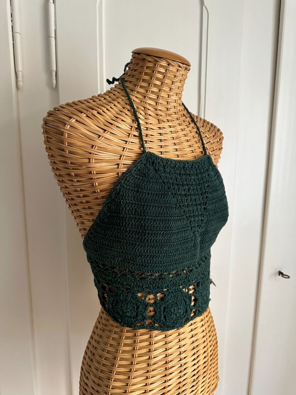 Top: Stricktop dunkelgrün - S – Usato da Zürich venduto da Diazaio 1