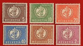 D VI WHO OMS ORG. MONDIALE SANTE GENEVE 1957** POSTFRISCH