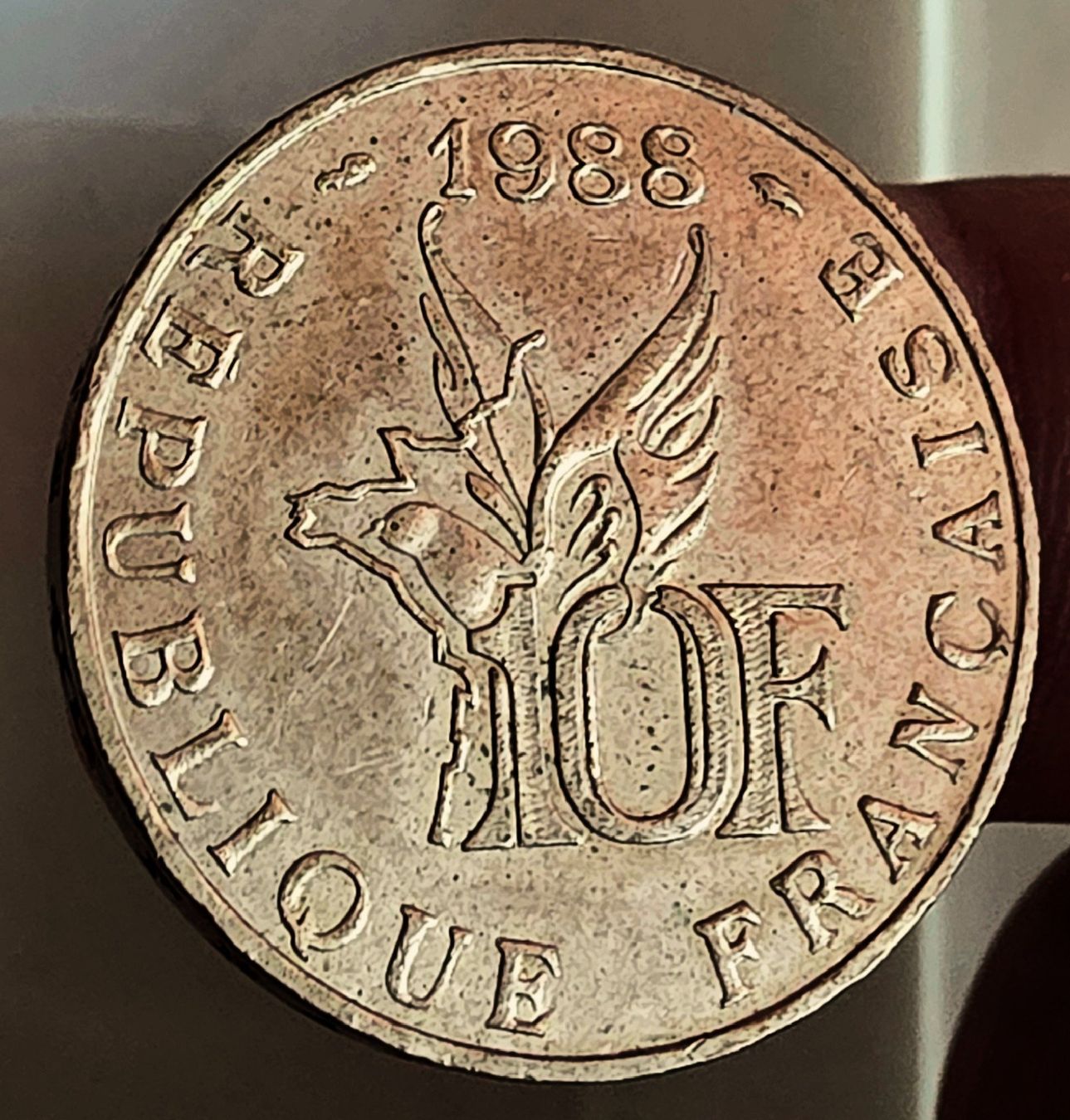 Tutti le monete: FRANKREICH 10 FRANCS 1988 – Usato da Winterthur venduto da Creso70 1