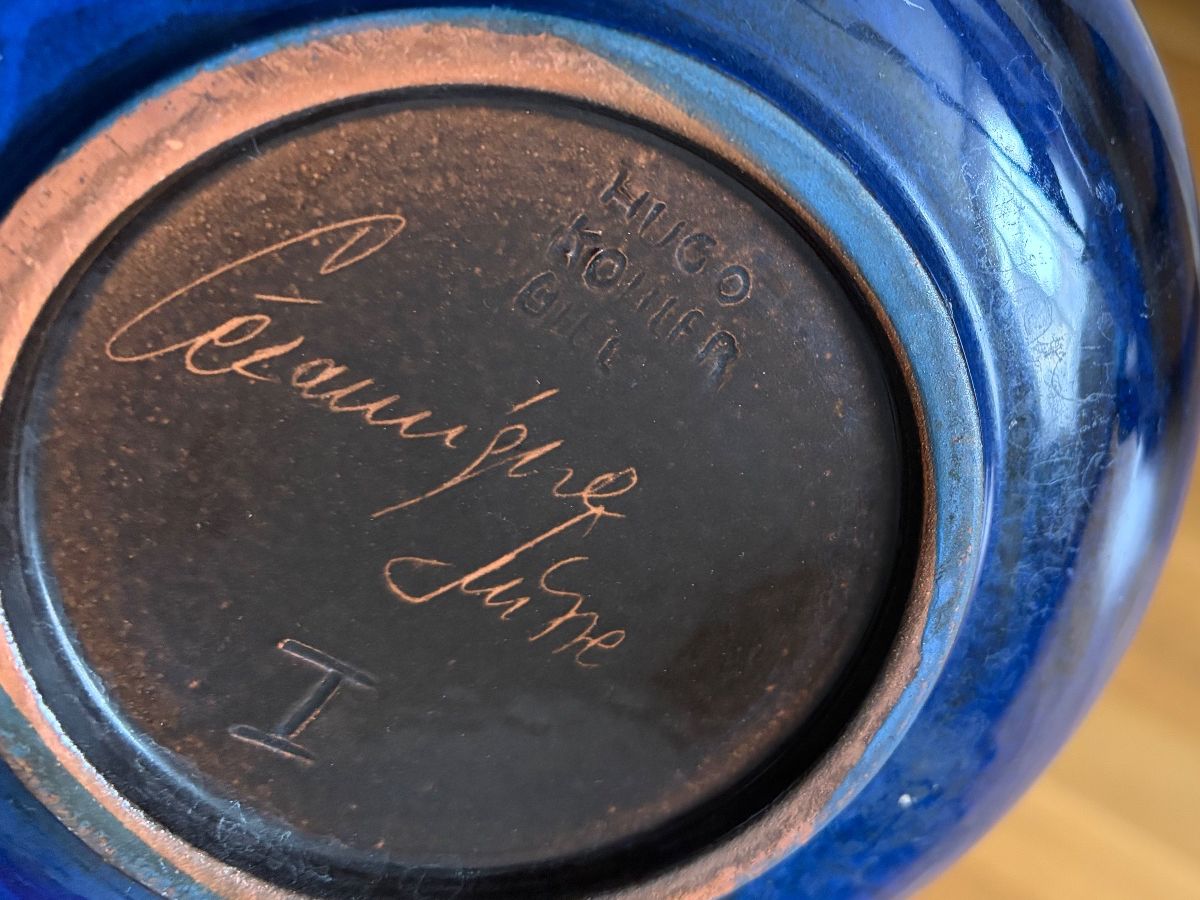 Teekannen: Hugo Kohler Biel Glazed Ceramic Teapot – Gebraucht aus Luzern von AM2nd 3
