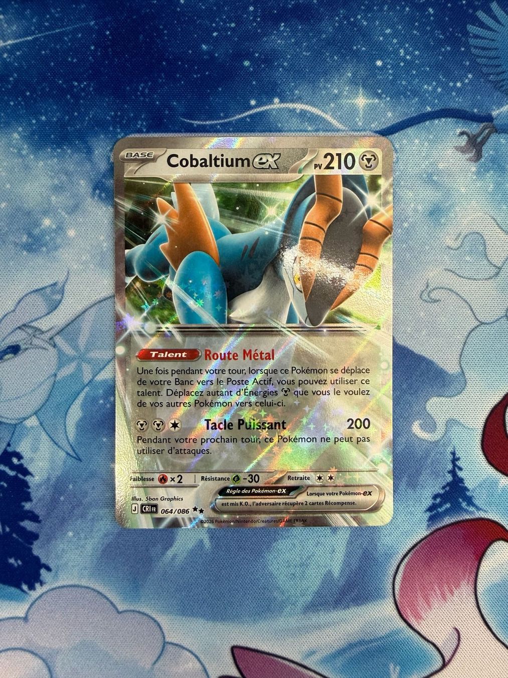 Pokémon Carte collezionabili: Cobaltium EX - CRI 064 FR – Nuovo (secondo la descrizione) da Courgenay venduto da ScamBoxOff