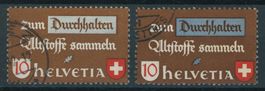 1942 - Altstoffverwertung - Abart - gestempelt