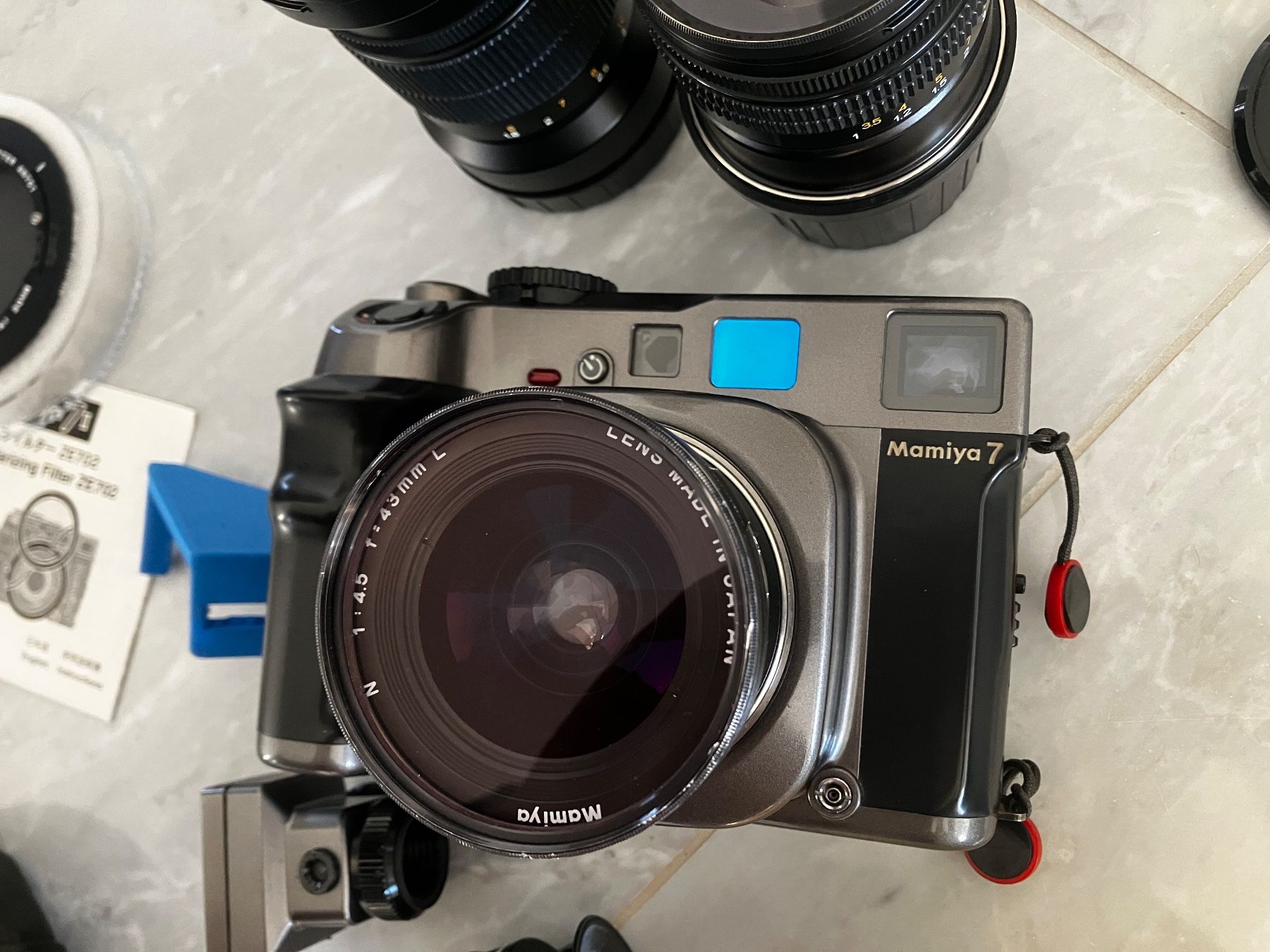 Mamiya Fotocamera: Mamiya 7 Set mit Pano Kit, 3 Objektiven, 2 Suchern, Service – Usato da Grüt (Gossau ZH) venduto da dom_hrd7 1