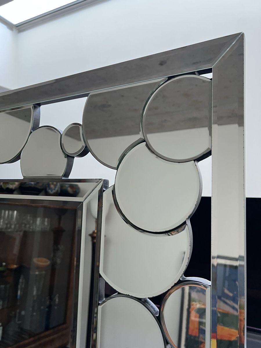 Specchi: Fantastischer grosser Vintage Spiegel – Usato da Wabern venduto da La-Vitrine 3