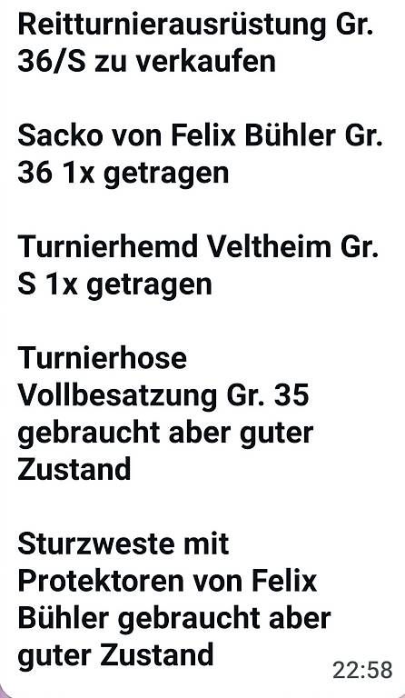 Anzüge, Sport- & Funktionsanzüge: Turnierbekleidung  Reiten – Gebraucht aus Birr von rosoga 4