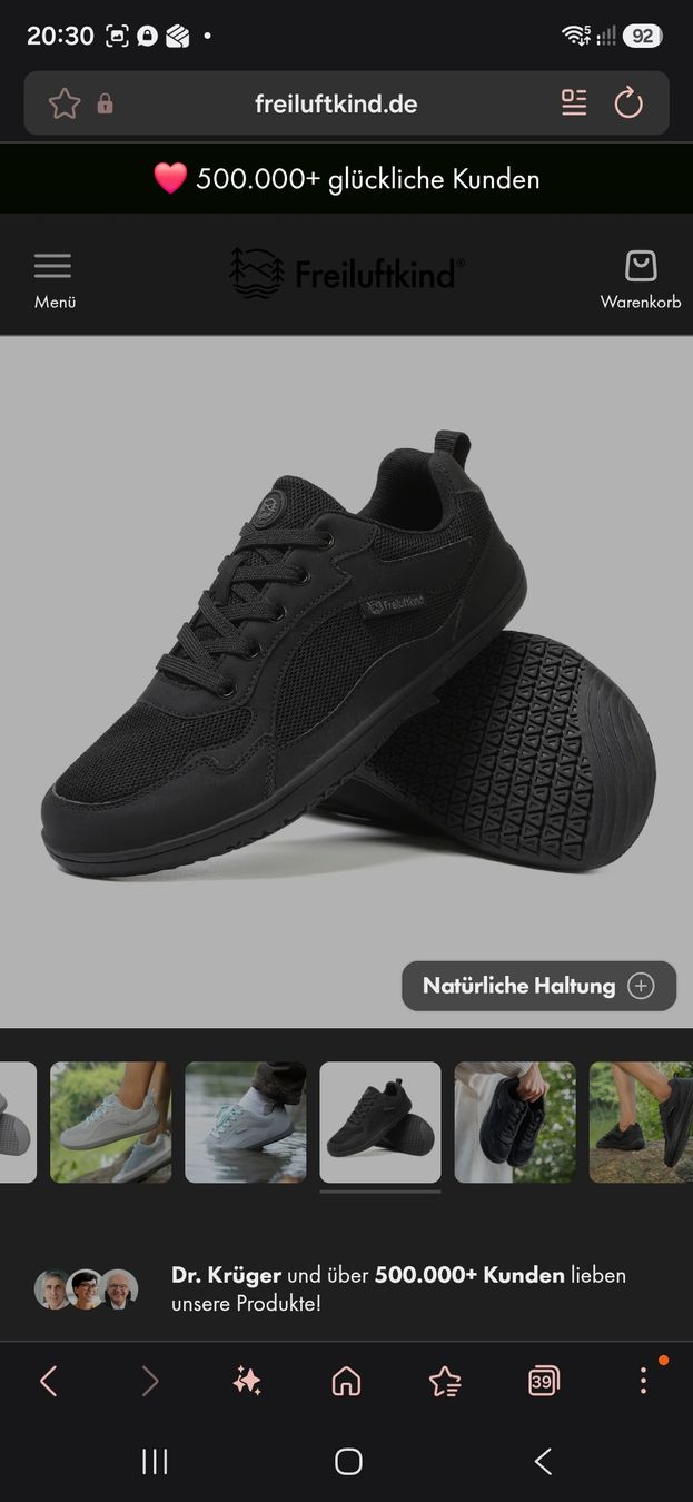 Damenschuhe: Barfussschuh Freiluftkind Gr. 39 – Gebraucht aus Balterswil von and_72wd 8