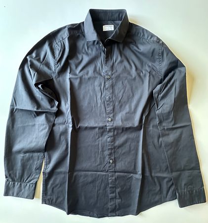 Tiger of Sweden Hemd schwarz, Steel 1, 42, Slim