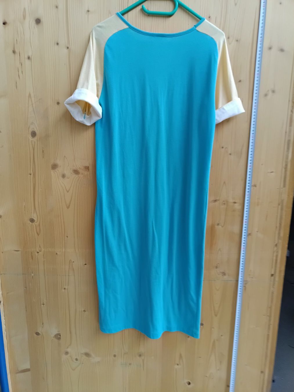 Vestiti: bequemes Sommerkleid türkis-gelb – Usato da Wängi venduto da Ladys_First 1