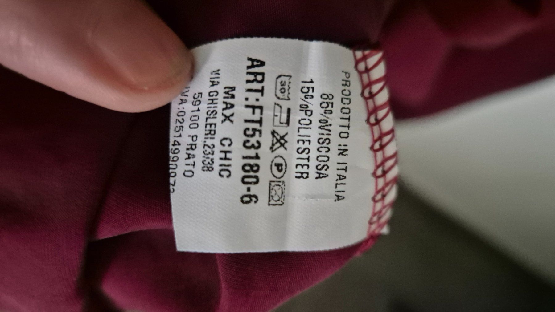 Kleider: Bellissimo abito color amaranto – Neu und originalverpackt aus Gordevio von RUBY104 2