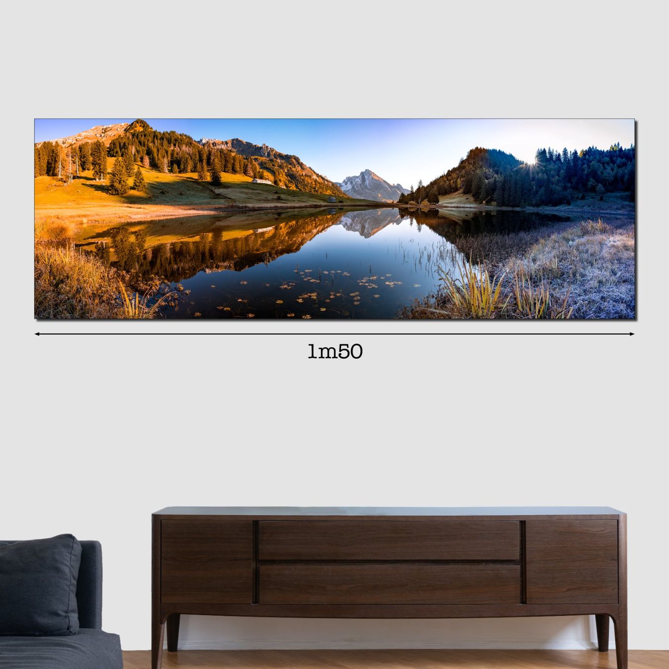 Foto & Immagini: Aluminium-Bild: Gräppelensee. 140cm – Nuovo (secondo la descrizione) da Zürich venduto da Benar123 2