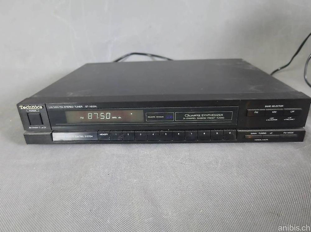 Tuner Technics ST-X302L – FM/LW/MW – 28 Canaux – Testé – Vintage