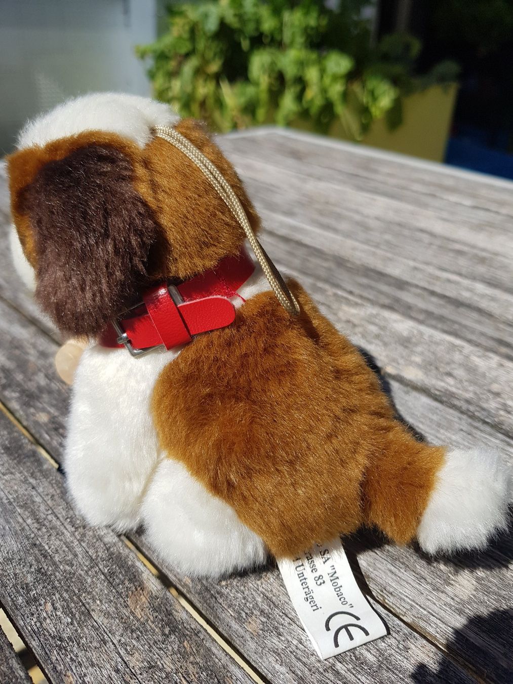 Giocattoli: Plüschhund Barry mit Fässchen – Usato da Jona venduto da dampfnuggi 1