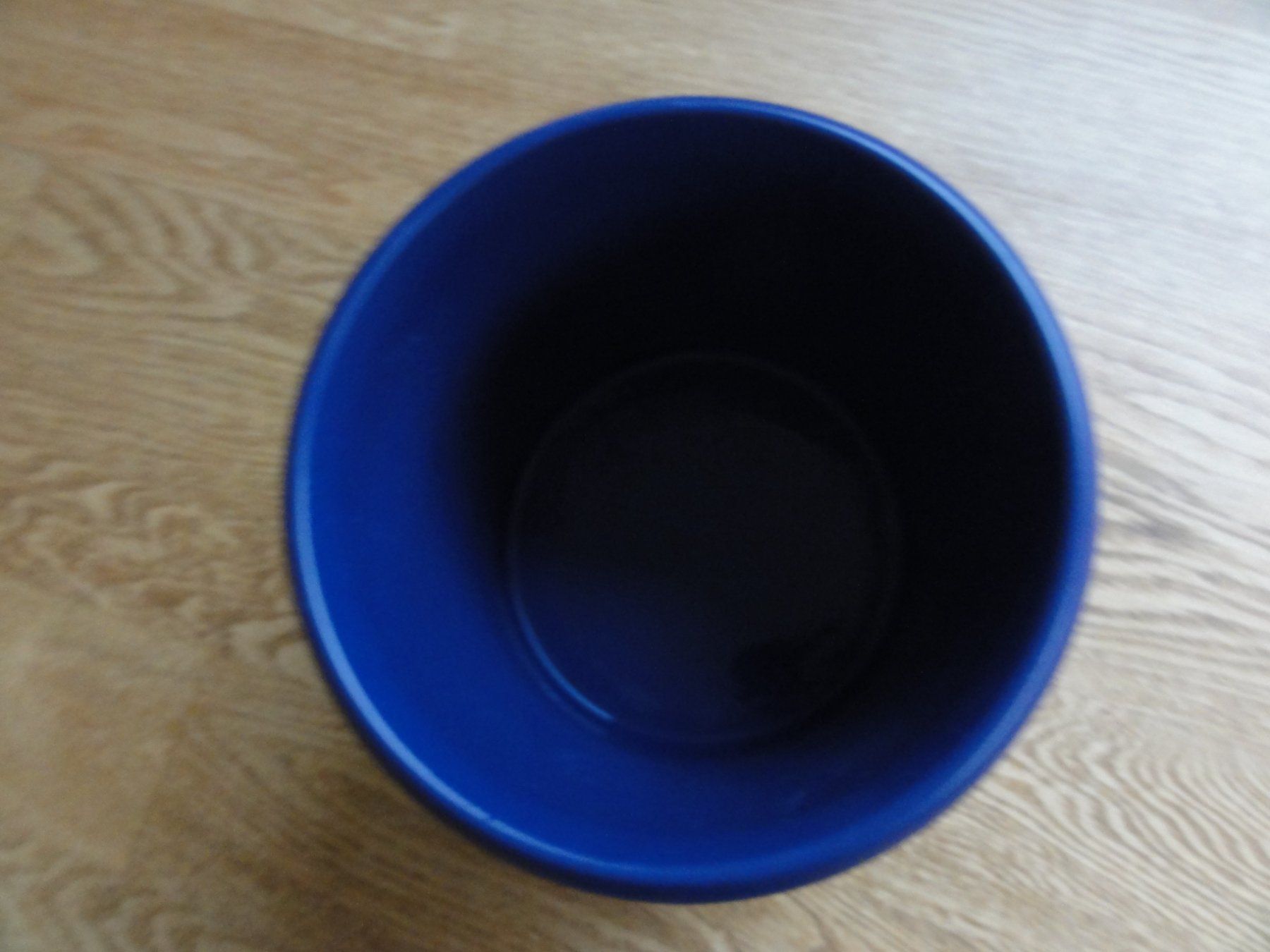 Blumentöpfe: Pflanzentopf /Cache-Pot blau, Höhe 22 cm – Gebraucht aus Riedholz von Taweva 2