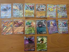 14 Englische Pokemonkarten