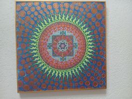 Mandala 50x50cm von Johannes Frischknecht
