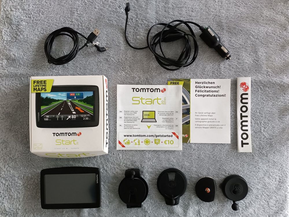 TomTom Start 25 M (mit Originalverpackung und Zubehör) (Gebraucht) in ...