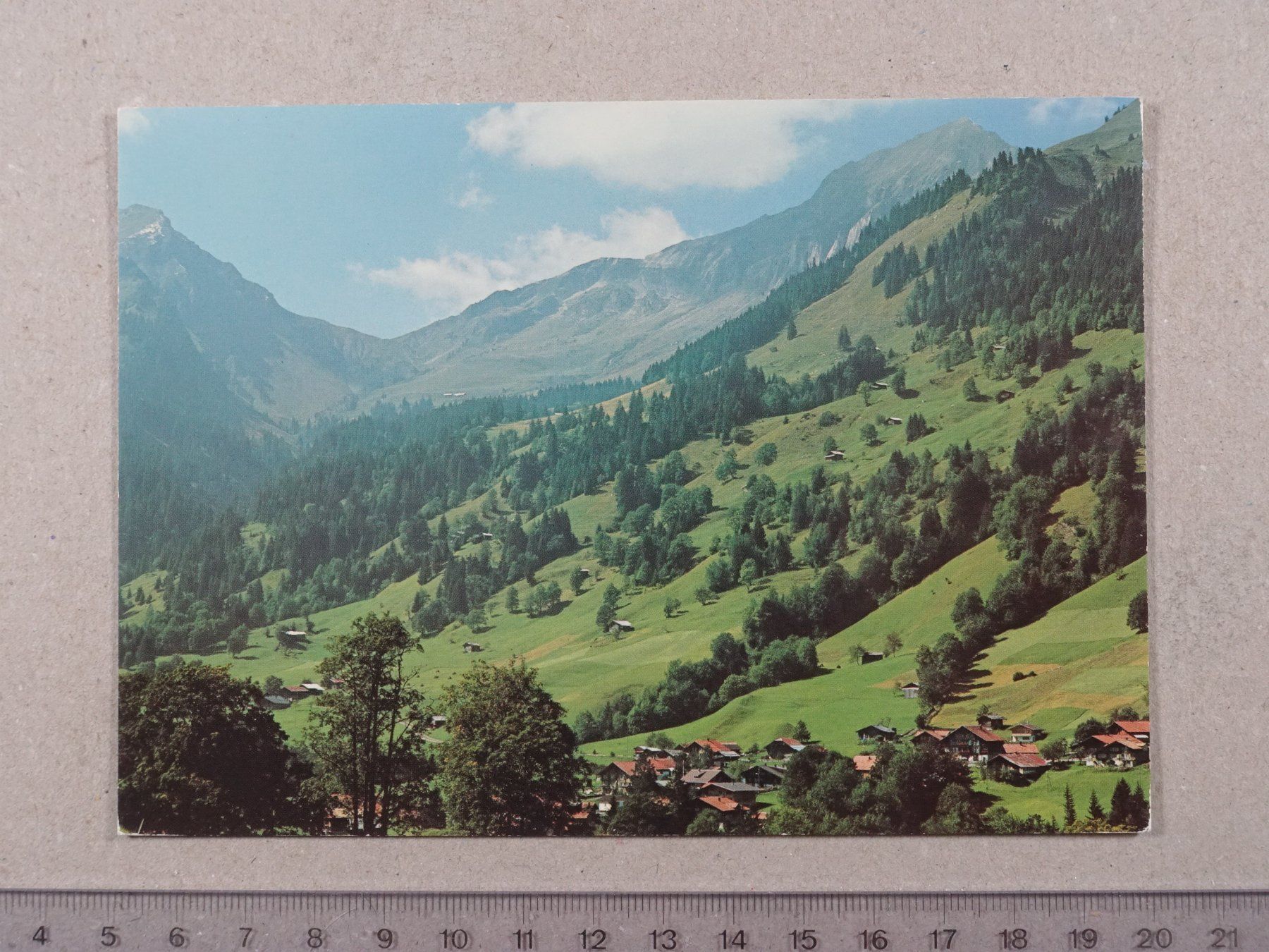 Cartoline postali: Saxeten – Usato da Lenzburg venduto da fh1