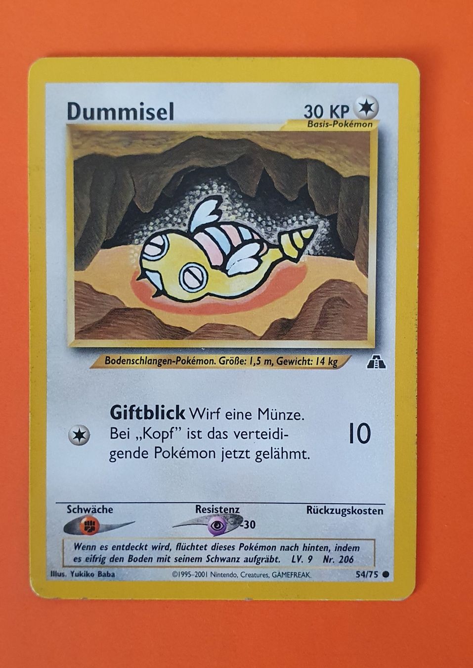 Pokémon Carte collezionabili: Pokémonkarte Dummisel 54/75 DE von 1995-2001 – Usato da Jona venduto da kol_2kl8