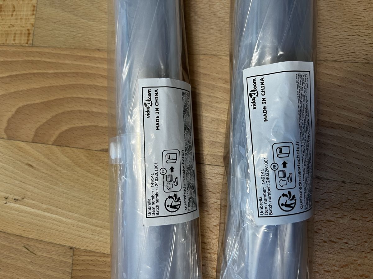 Ombrelli: Lot de 2 parapluie transparent - Mariage – Nuovo (secondo la descrizione) da Corjolens venduto da donod90 3
