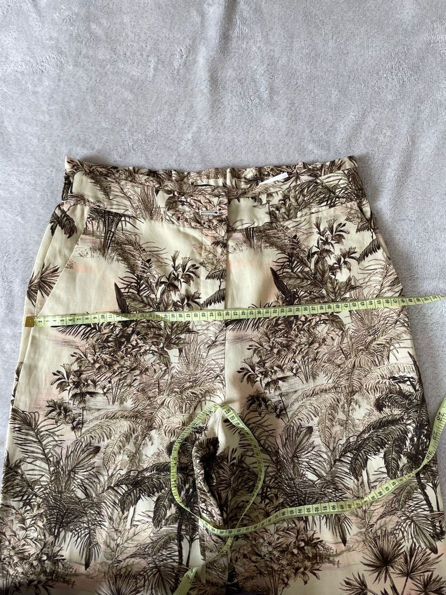 Marc Cain Pantaloni: Pantalon Marccain, Imprimé Tropical – Usato da Vuippens venduto da ale_6gkb 3