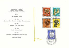 1965 (6 Stück) Faltblatt gestempelt Kat. Wert Fr. 18.-