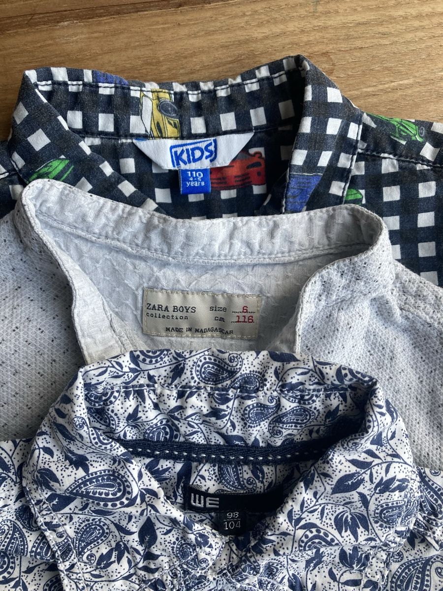 Hemden, T-Shirts & Polos: 3 Hemden Gr. 110 / 116 – Gebraucht aus Luzern von Aldabema 1