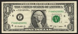 USA - ESTADOS UNIDOS - 1 DOLLAR - SERIE 2009 - F44642009G