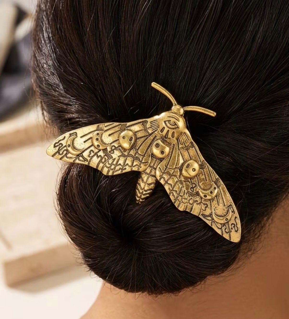 Accessori per capelli: Haarspange Motte mit Mondphasen – Nuovo (secondo la descrizione) da Gams venduto da Mariawicca